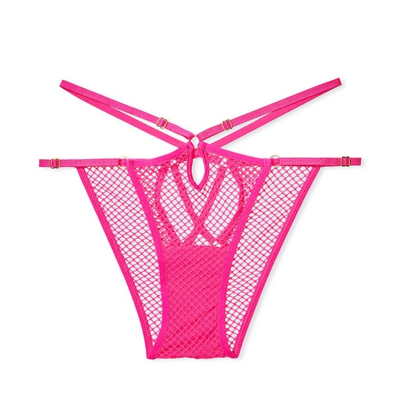 (L) VERY SEXY Victoria’s Secret
Open-Back Fishnet String Cheeky Panty - Picture 3 of 4